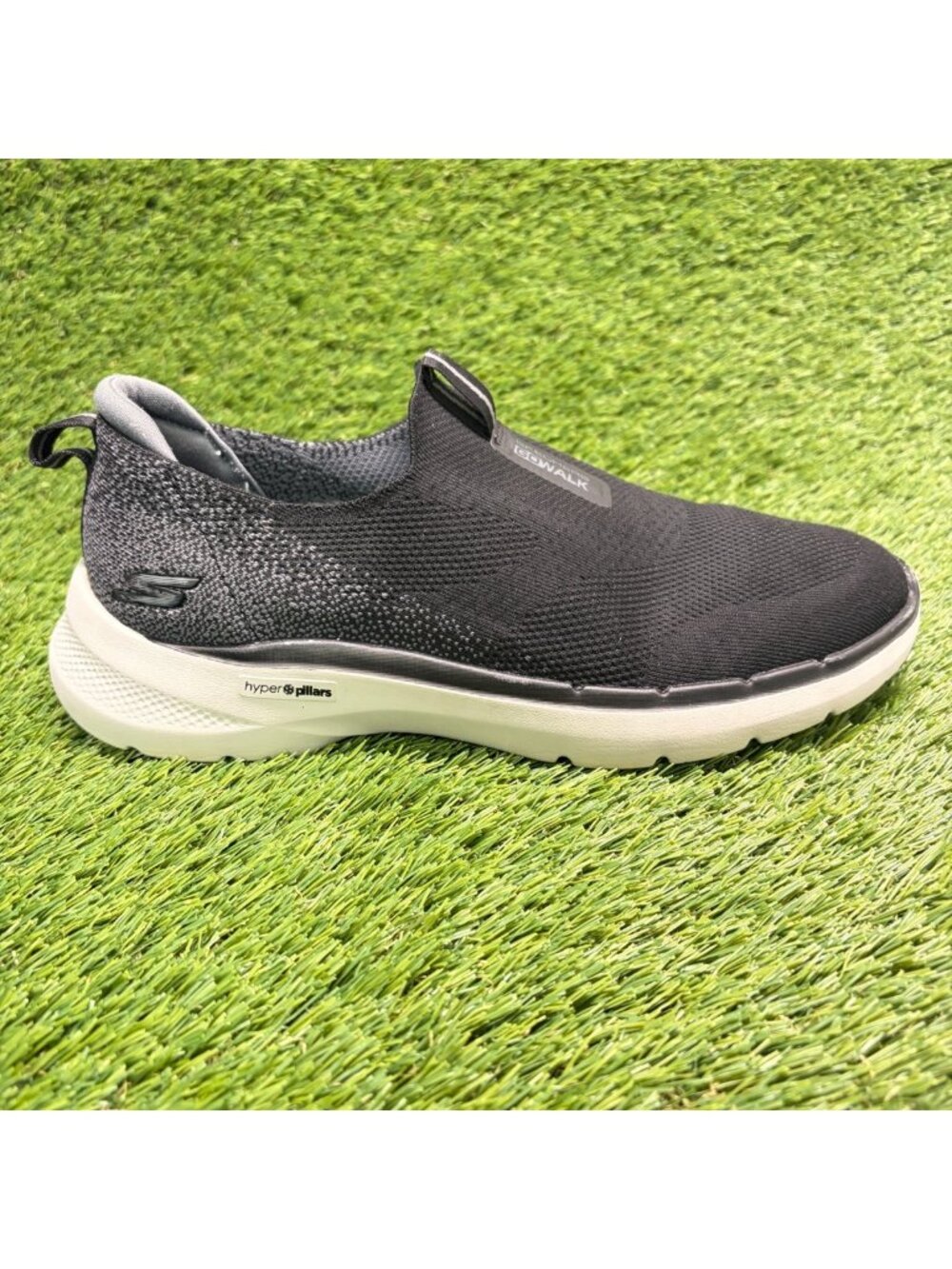 Skechers Go Walk 6 Mens Size 10 Black Running Walking Slip On Shoes Sneakers